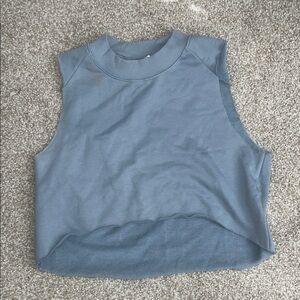 ALO Yoga Blue Muscle Tee